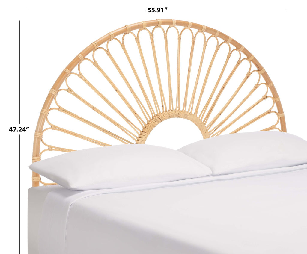 Safavieh Faris Arched Headboard - Natural