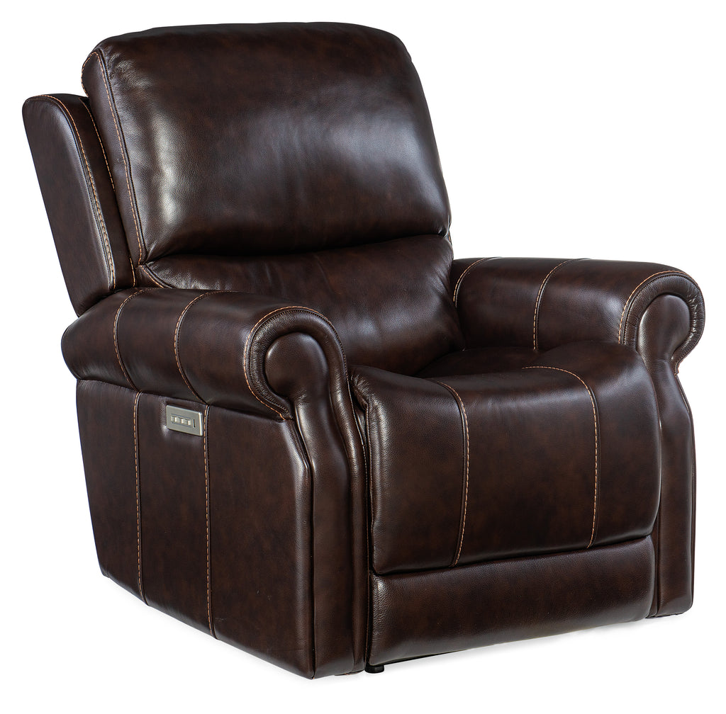 Eisley Power Recliner with Power Headrest and Lumbar | Hooker Furniture - RC602-PHZL-089