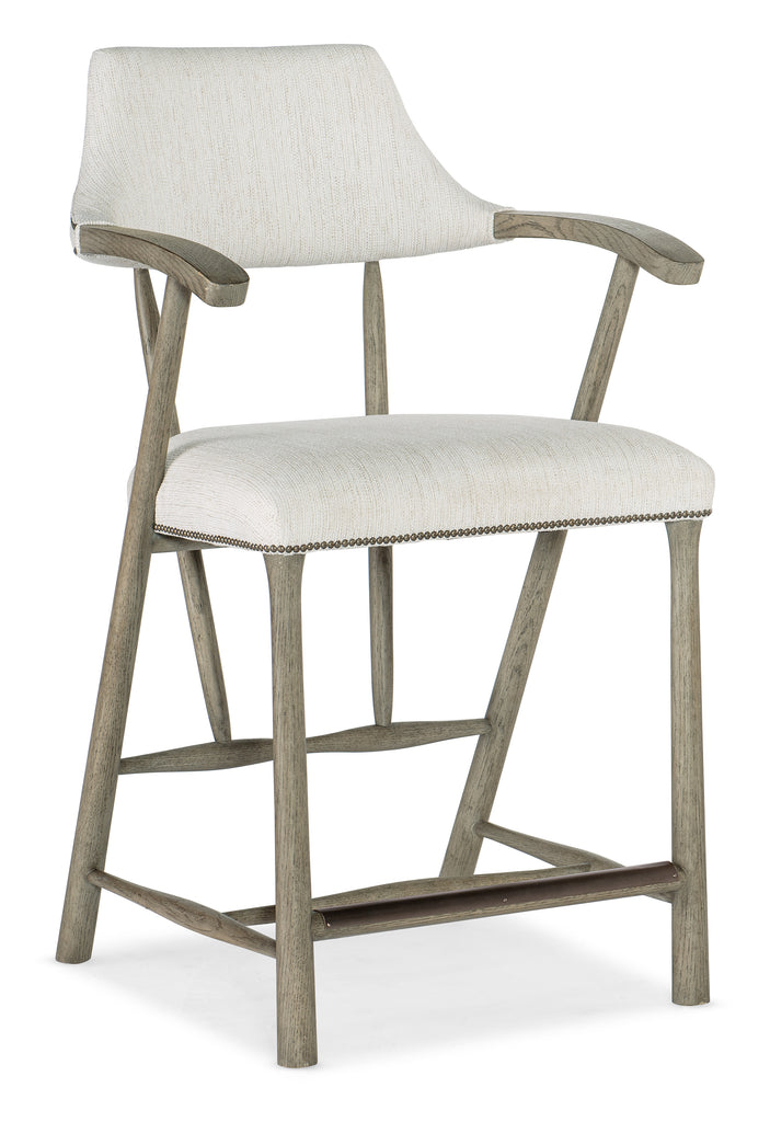 Linville Falls Stack Rock Counter Stool | Hooker Furniture - 6150-75350-85