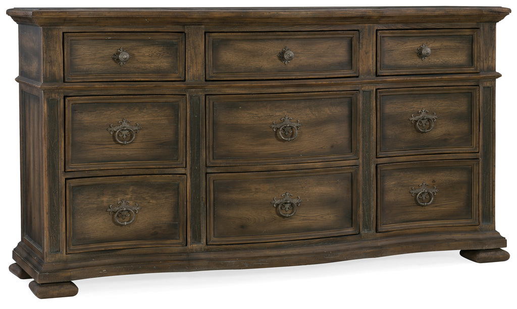 Williamson Nine-Drawer Dresser | Hooker Furniture - 5960-90002-MULTI