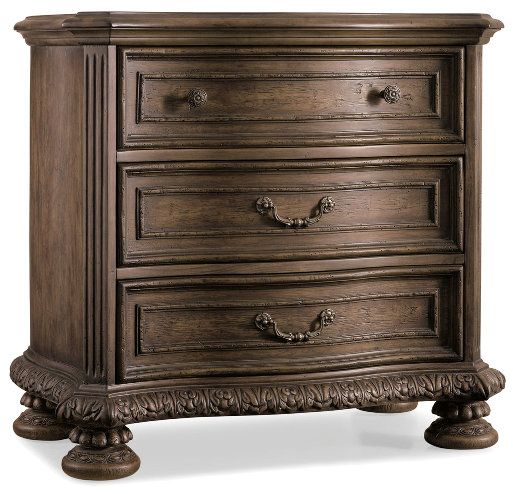 Rhapsody Three Drawer Nightstand | Hooker Furniture - 5070-90016