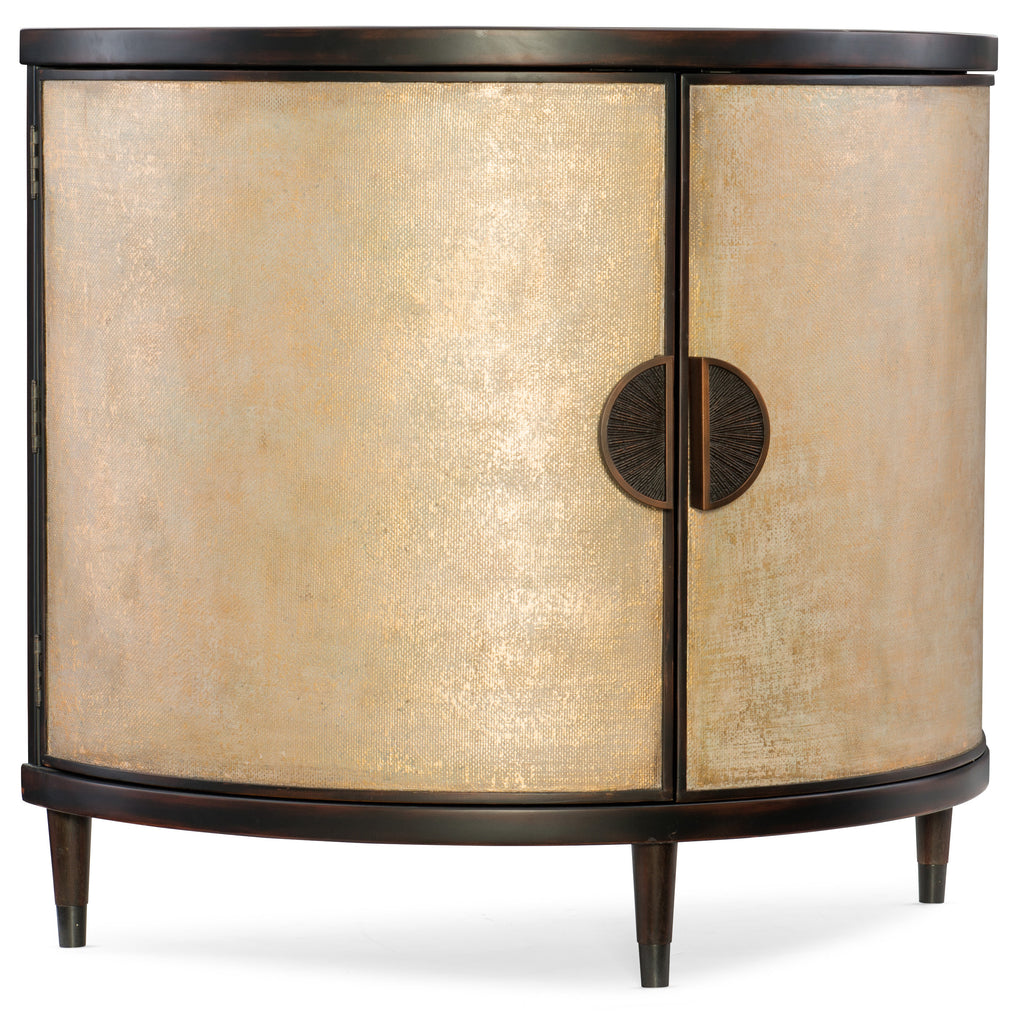 Melange Em Demilune Accent Chest | Hooker Furniture - 638-85314-GLD