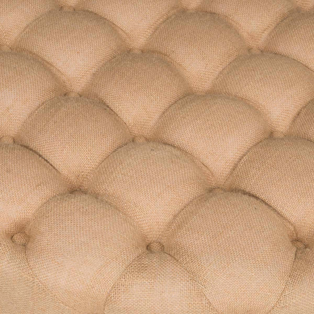 Safavieh Charlene Tufted Cocktail Ottoman - Wheat