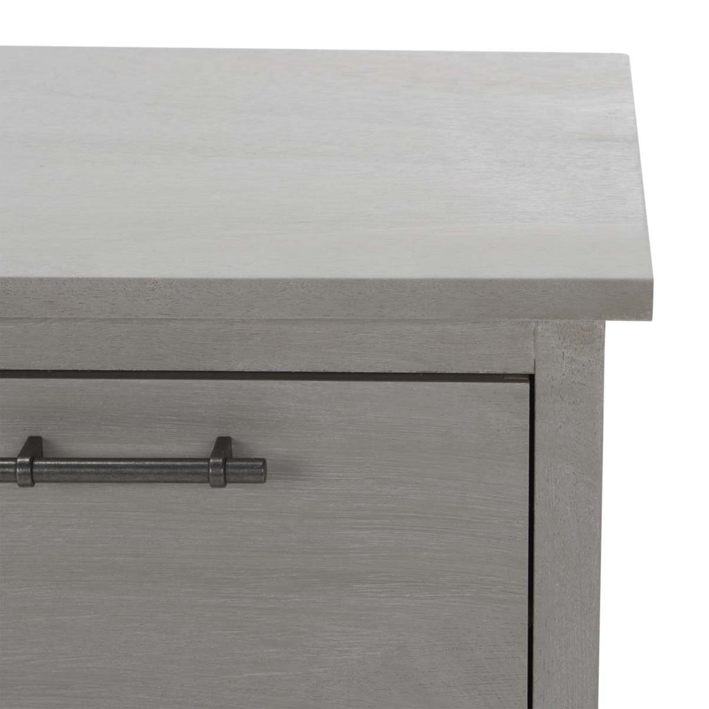 Safavieh Filbert 4 Drawer Media Stand - White Wash Grey