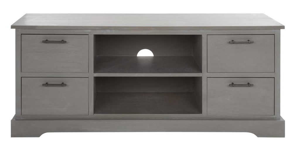 Safavieh Filbert 4 Drawer Media Stand - White Wash Grey