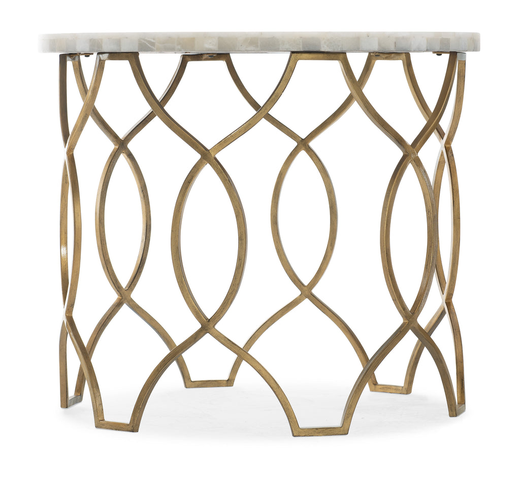 Melange Corrina Round Lamp Table | Hooker Furniture - 5952-80116-02