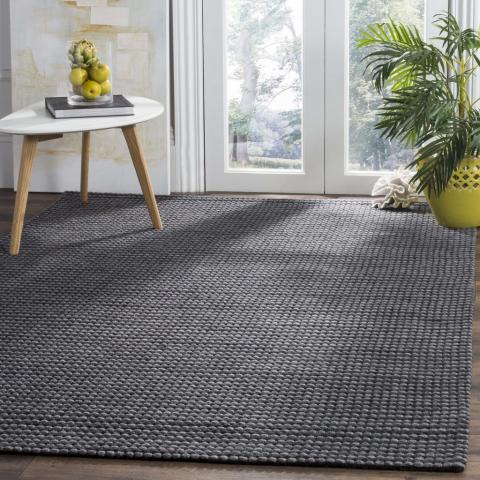 Safavieh Natura Rug Collection NAT801D - Grey / Black