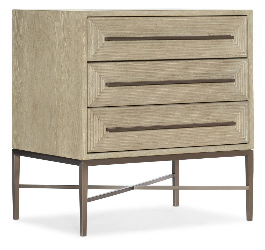 Cascade Three-Drawer Nightstand | Hooker Furniture - 6120-90115-80