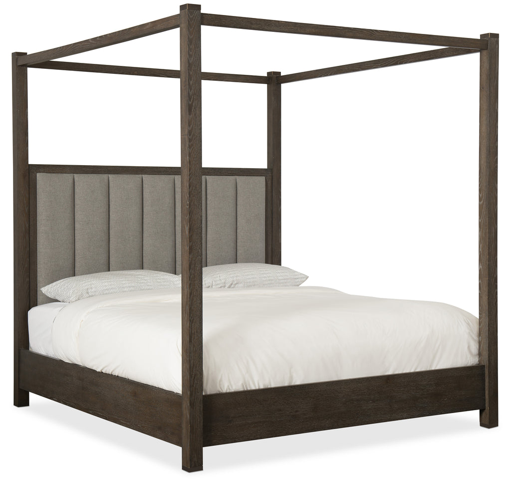 Miramar Aventura Jackson King Poster Bed w-Tall Posts & Canopy | Hooker Furniture - 6202-90666-TALL