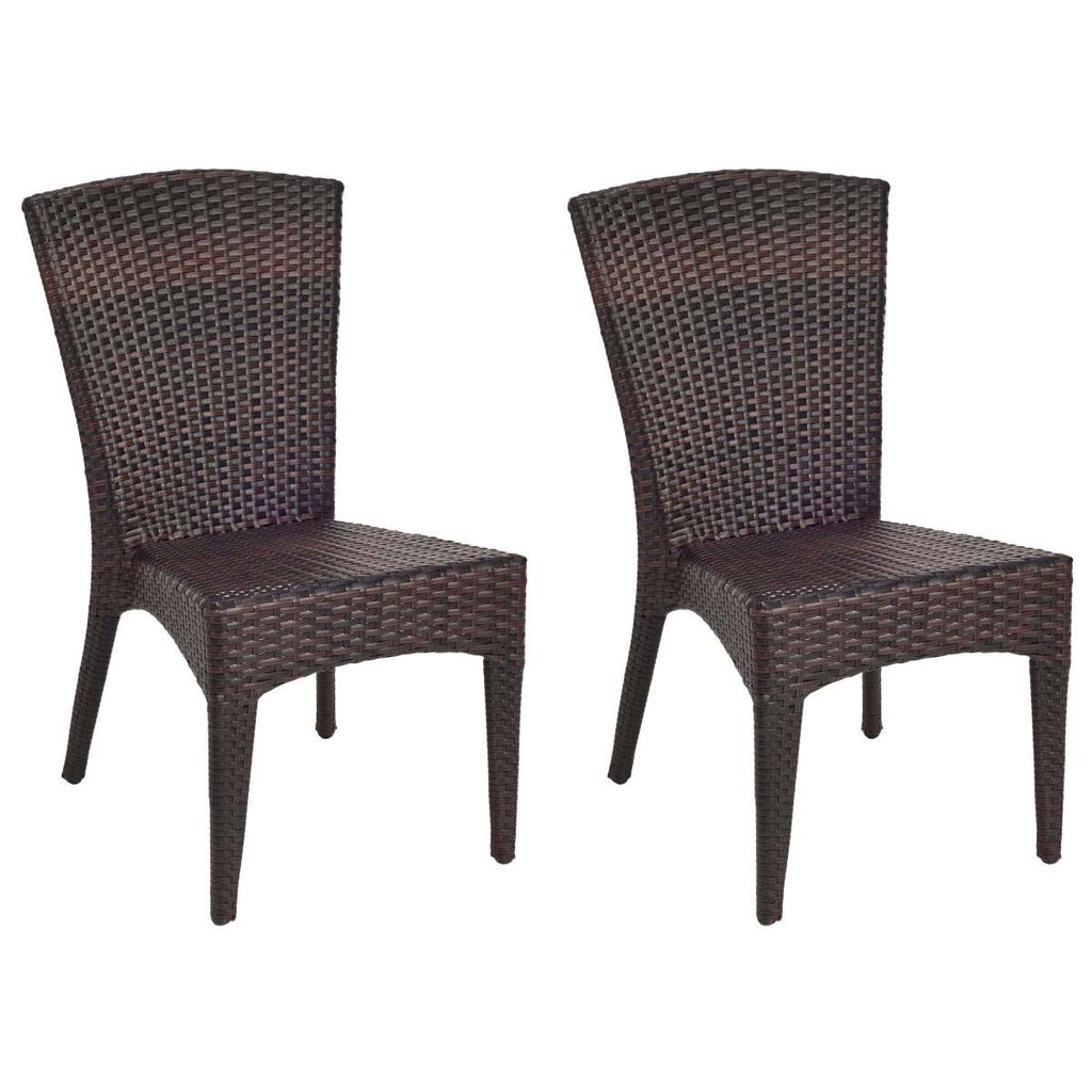 Safavieh New Castle Wicker Side Chair (Set Of 2)