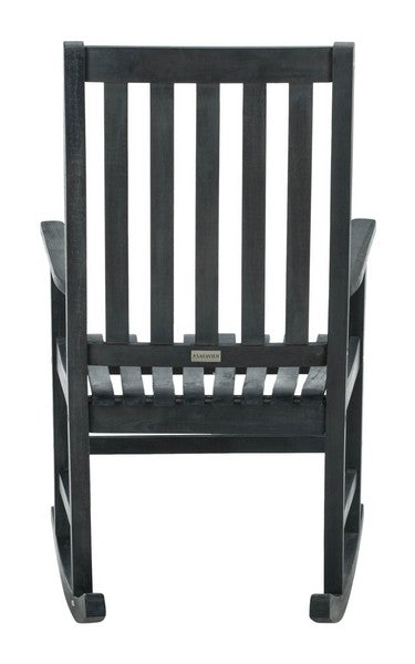 Safavieh Barstow Rocking Chair - Dark Slate Grey