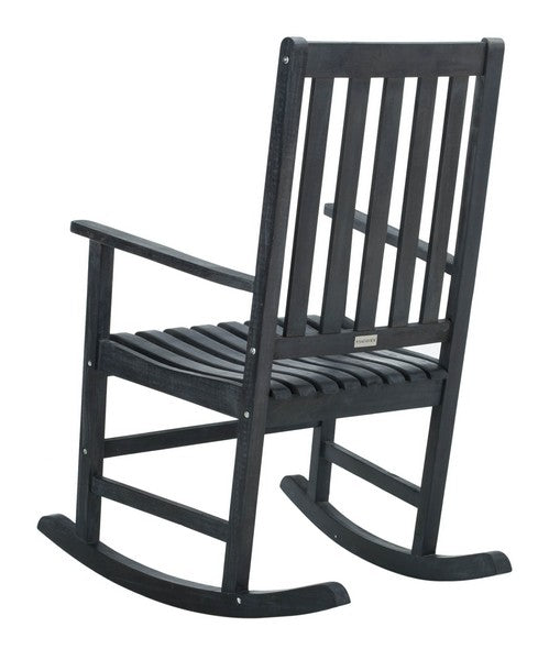 Safavieh Barstow Rocking Chair - Dark Slate Grey