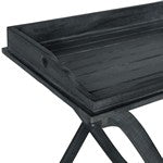 Safavieh Covina Tray Table - Dark Slate Grey