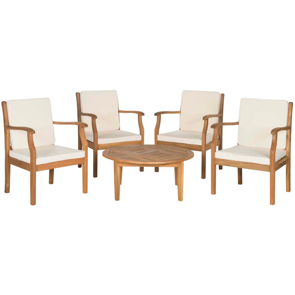 Safavieh Anaheim 5 Pc Coffee Set - Natural/Beige