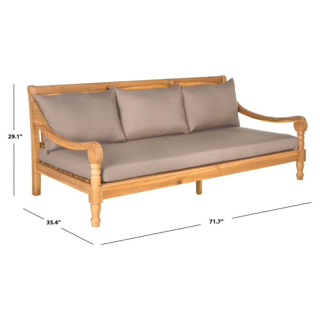 Safavieh Pasadena Day Bed - Natural/ Taupe