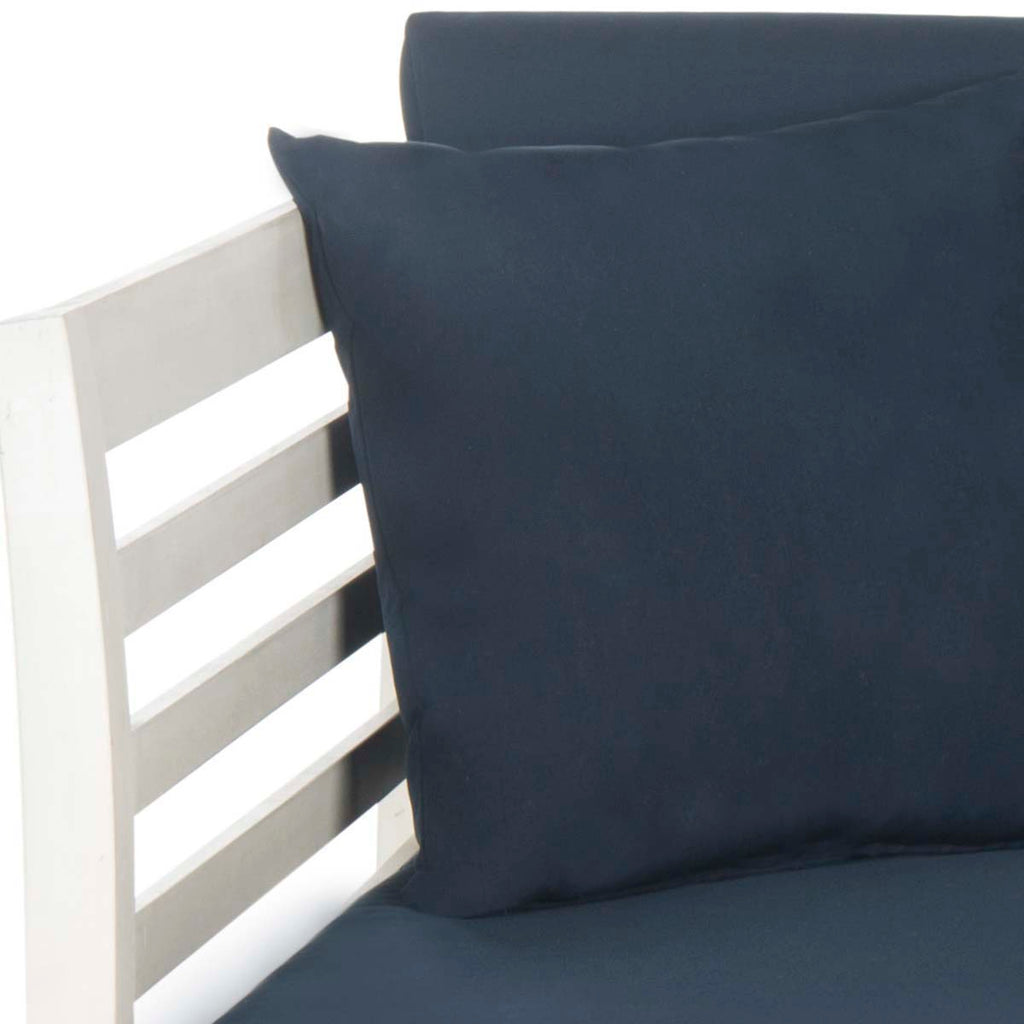 Safavieh Malibu Day Bed - Antique White/ Navy