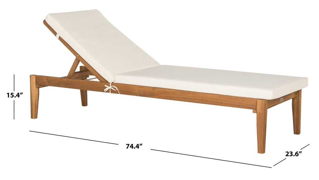 Safavieh Azusa Sunlounger - Natural/Beige