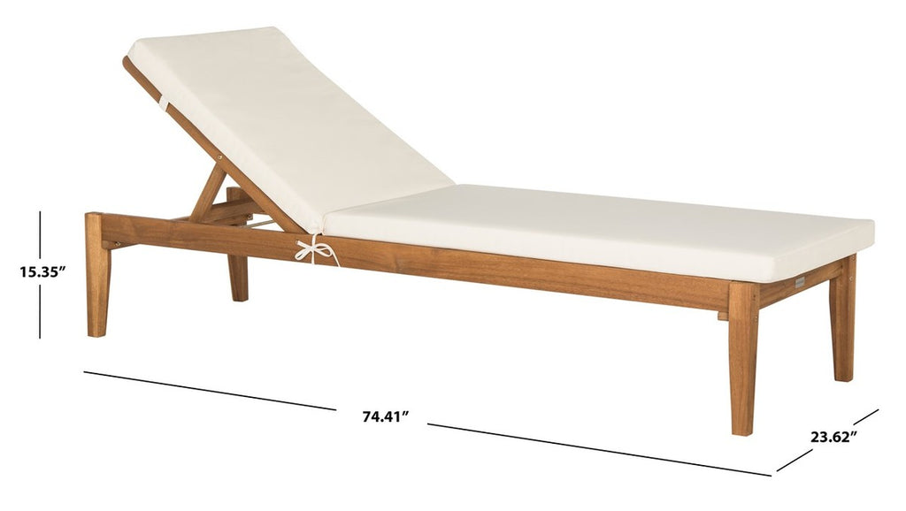 Safavieh Arcata Sunlounger - Natural/Beige