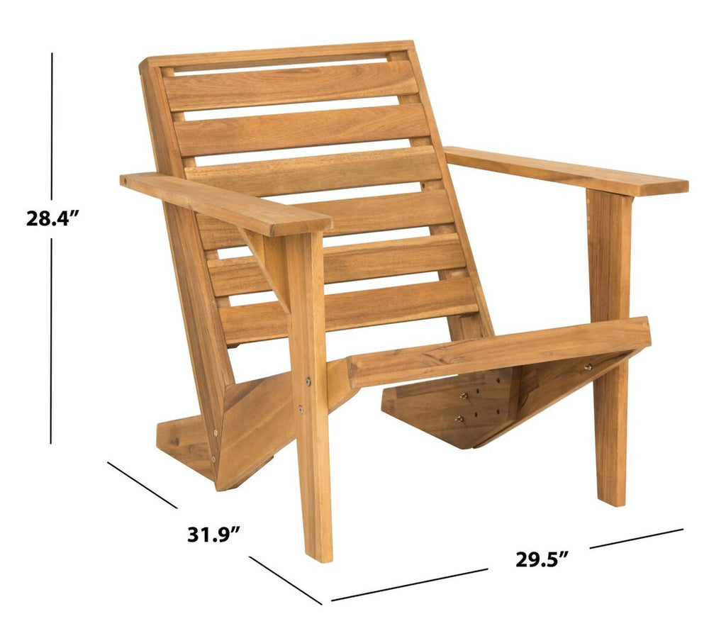 Safavieh Lanty Adirondack Chair - Natural