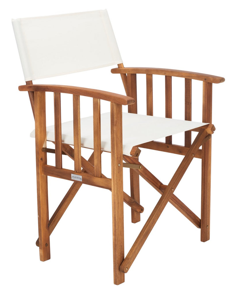 Safavieh  Laguna Director Chair - Natural/Beige (Set of 2)