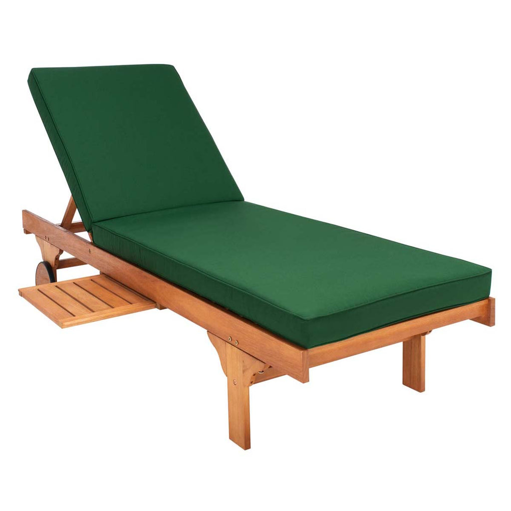 Safavieh Newport Lounge Chair - Natural / Green