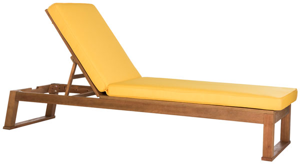 Safavieh Solano Sunlounger - Natural/Yellow