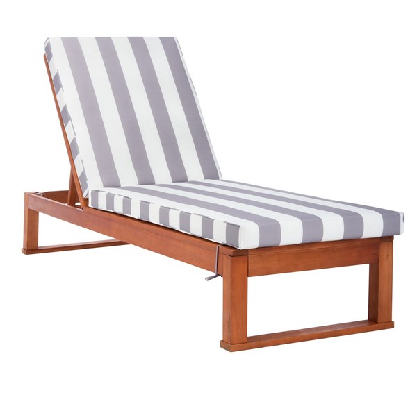 Safavieh Solano Sunlounger - Natural/Grey