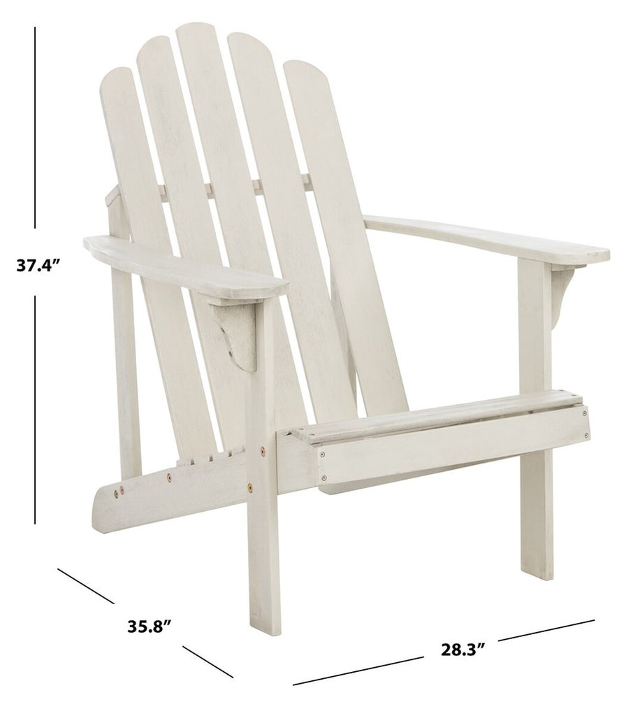 Safavieh Topher Adirondack Chair - White