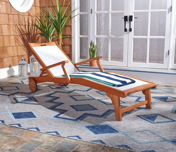 Safavieh Kamson Sunlounger - Natural/Beige