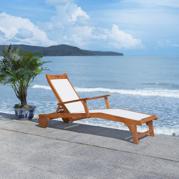 Safavieh Kamson Sunlounger - Natural/Beige