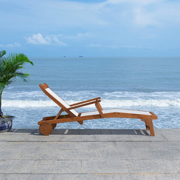 Safavieh Kamson Sunlounger - Natural/Beige