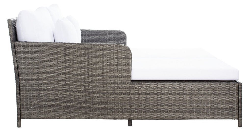 Safavieh Cadeo Daybed - Grey Brown / White