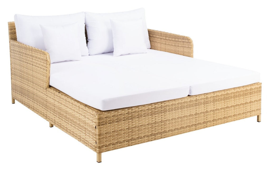 Safavieh Cadeo Daybed - Natural / White