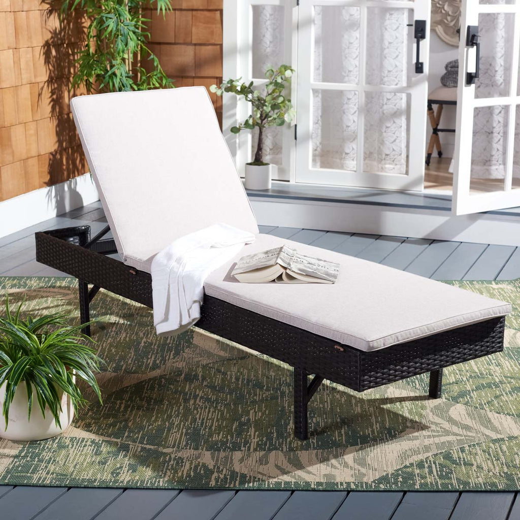 Safavieh Cam Sunlounger - Black