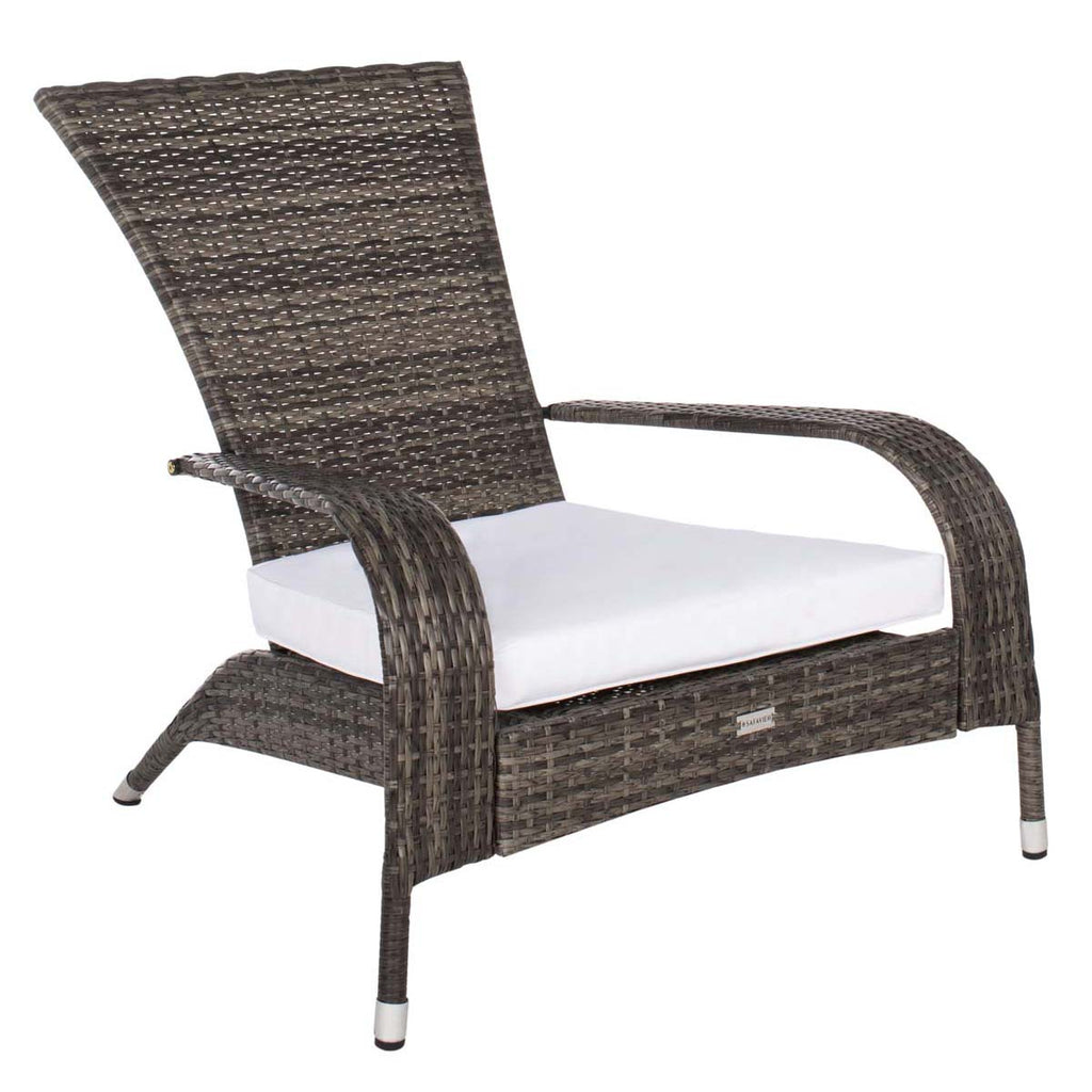 Safavieh Edna 3 Piece Lounge Set - Grey Brown / White