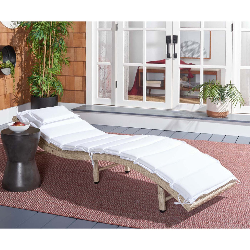 Safavieh Colley Sunlounger - Beige / White