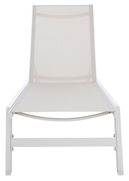 Safavieh Fionne Sunlounger - Silver / Beige