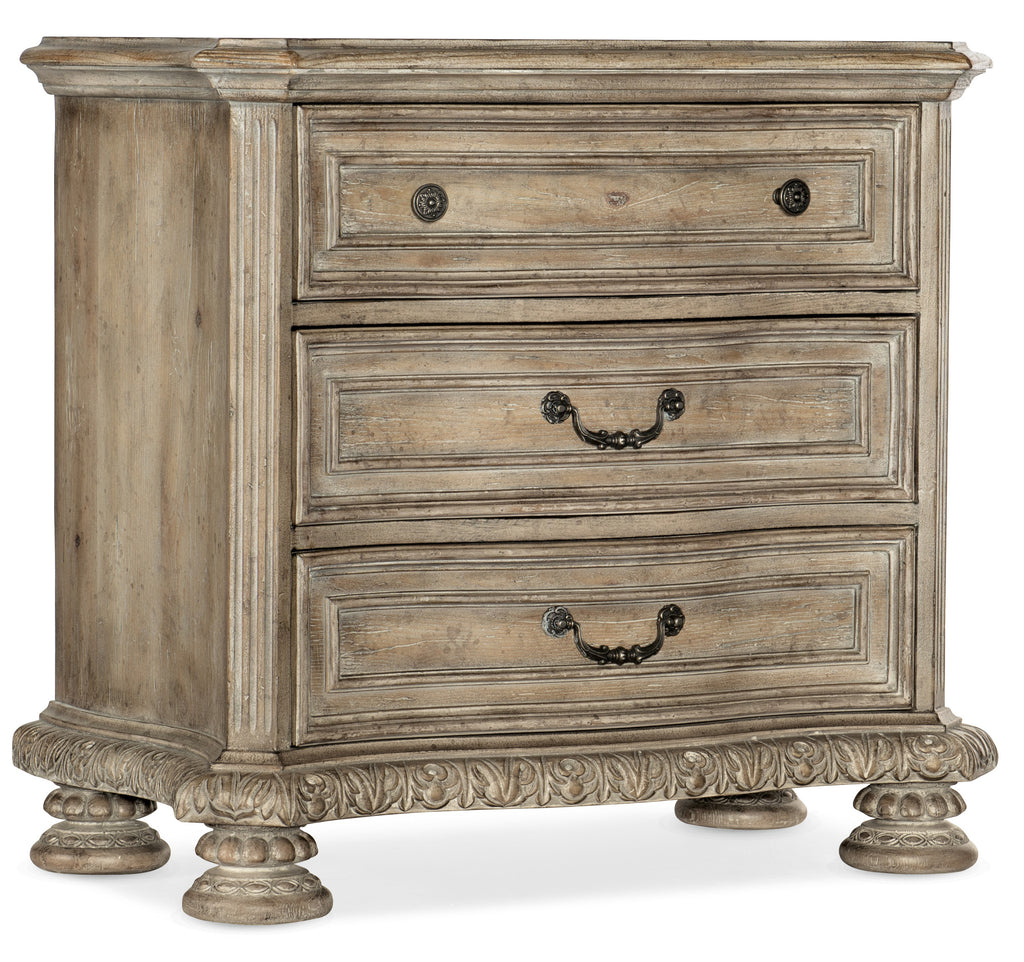 Castella Three Drawer Nightstand | Hooker Furniture - 5878-90016-80