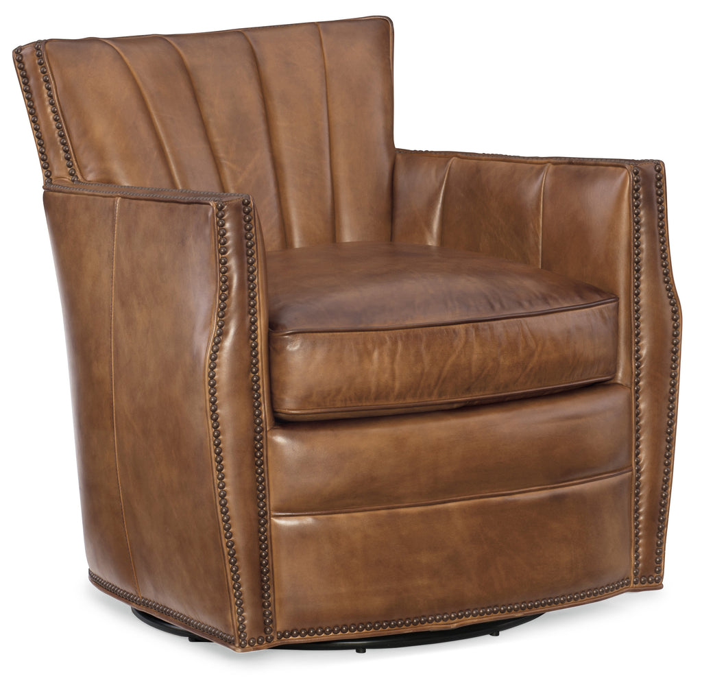 Carson Swivel Club Chair | Hooker Furniture - CC492-SW-083