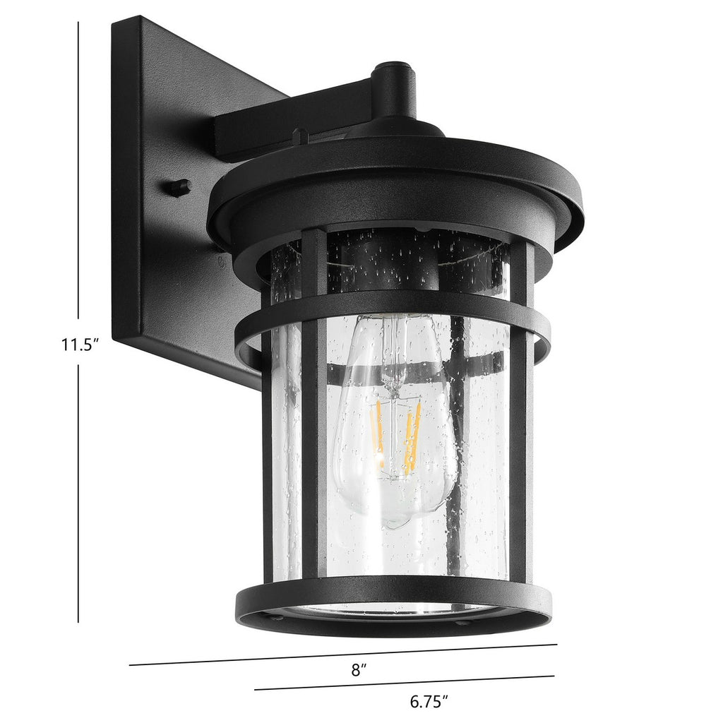 Safavieh Senta Outdoor Wall Lantern-Black