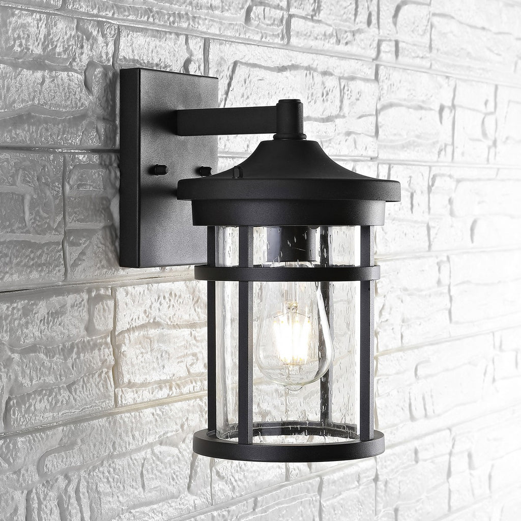 Safavieh Senta Outdoor Wall Lantern-Black