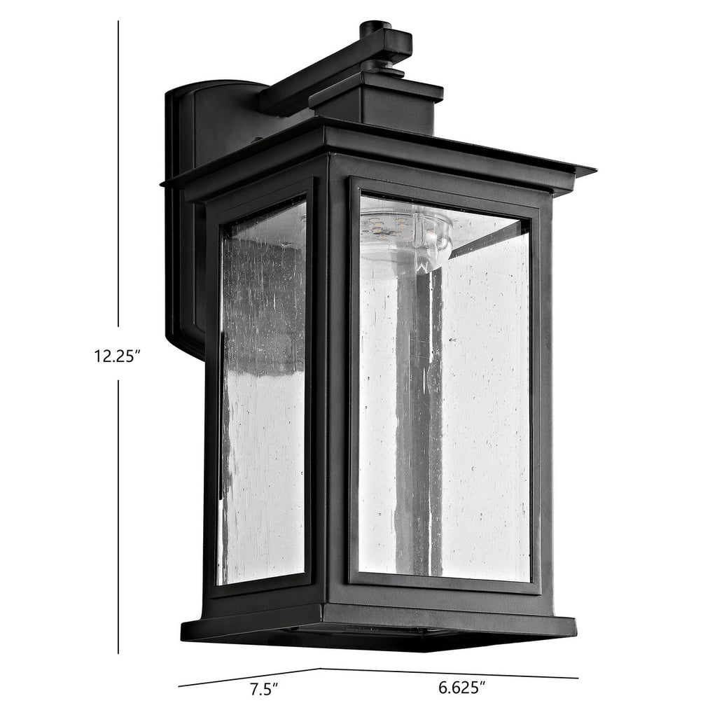 Safavieh Taylen Outdoor Wall Lantern-Oil Rubbed Bronze (Black)