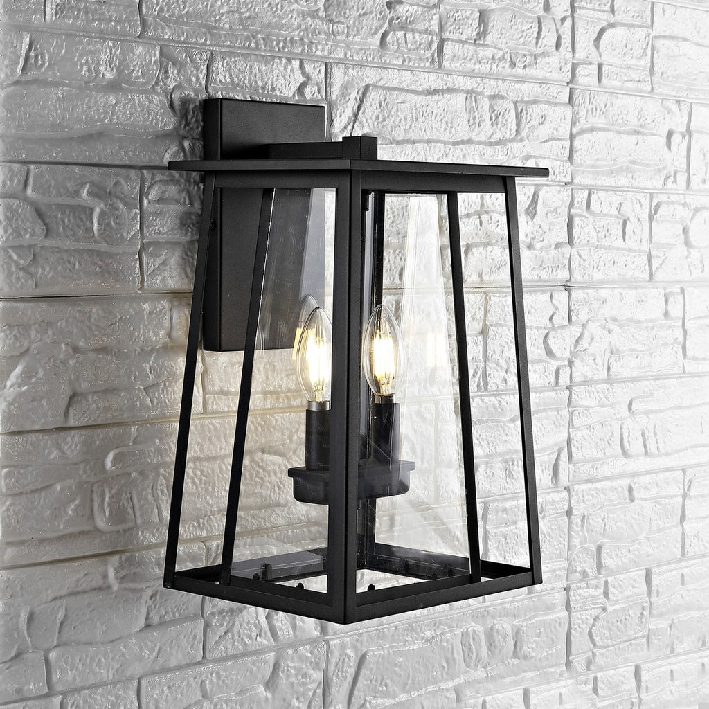 Safavieh Velza Outdoor Wall Lantern-Black