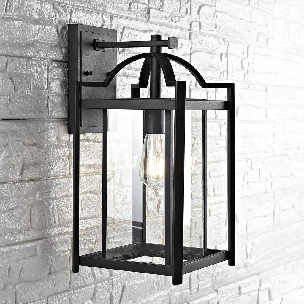 Safavieh Portar Outdoor Wall Lantern-Black