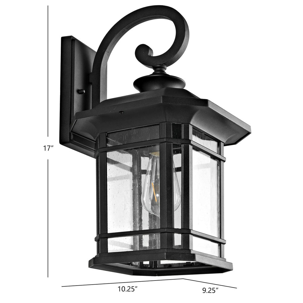 Safavieh Cendra Outdoor Wall Lantern-Black