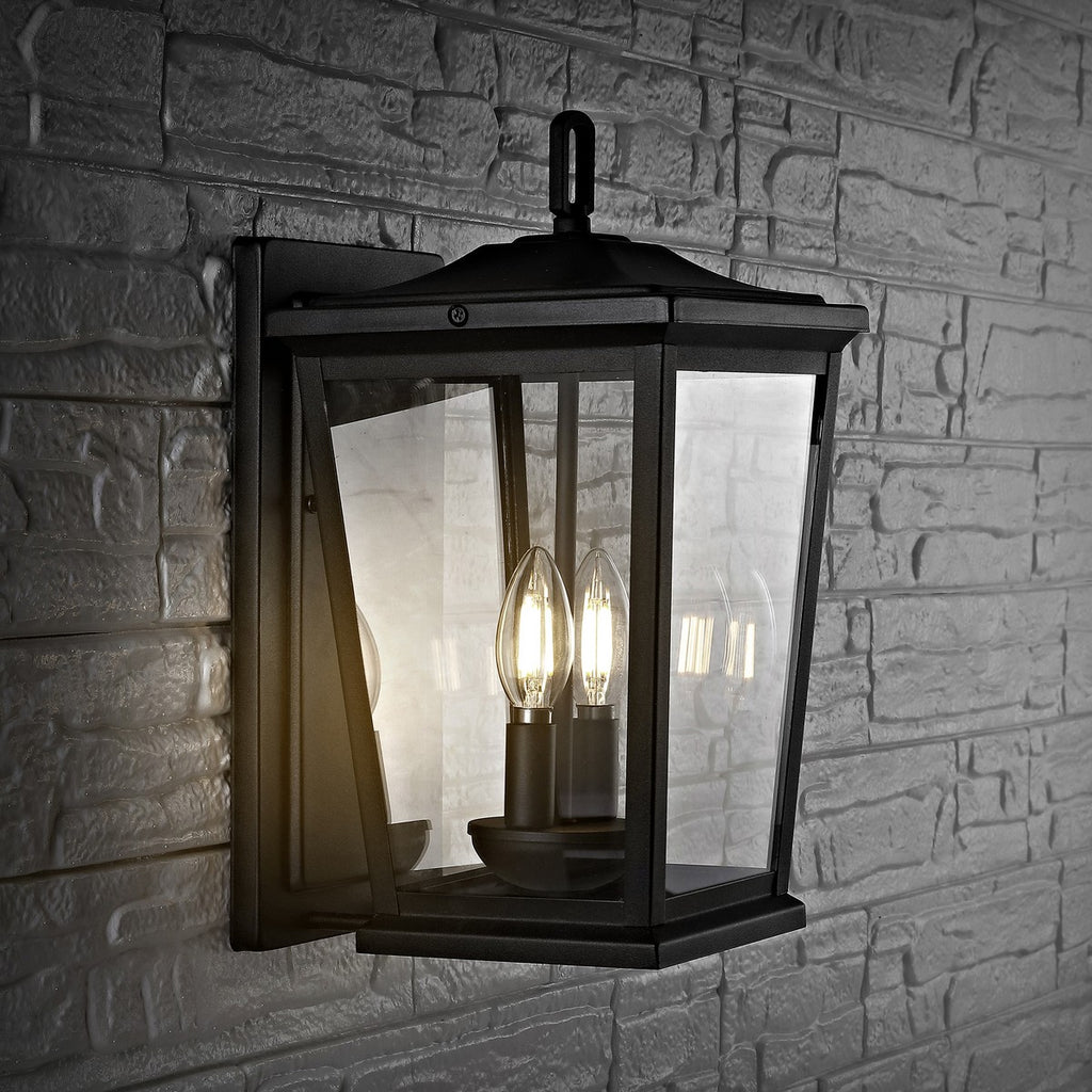 Safavieh Morla Outdoor Wall Lantern-Black