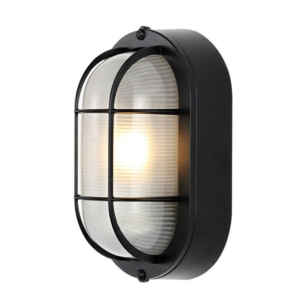 Safavieh Elora Outdoor Wall Sconce - Black (Set of 2)