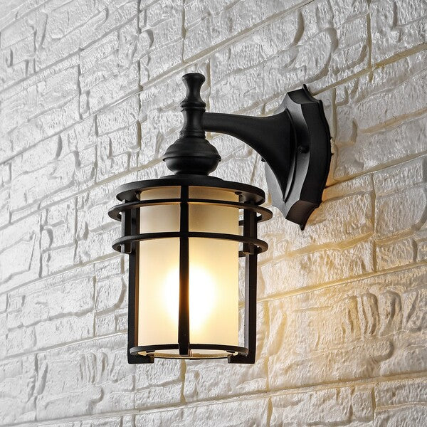 Safavieh Adisyn Outdoor Wall Sconce - Black (Set of 2)