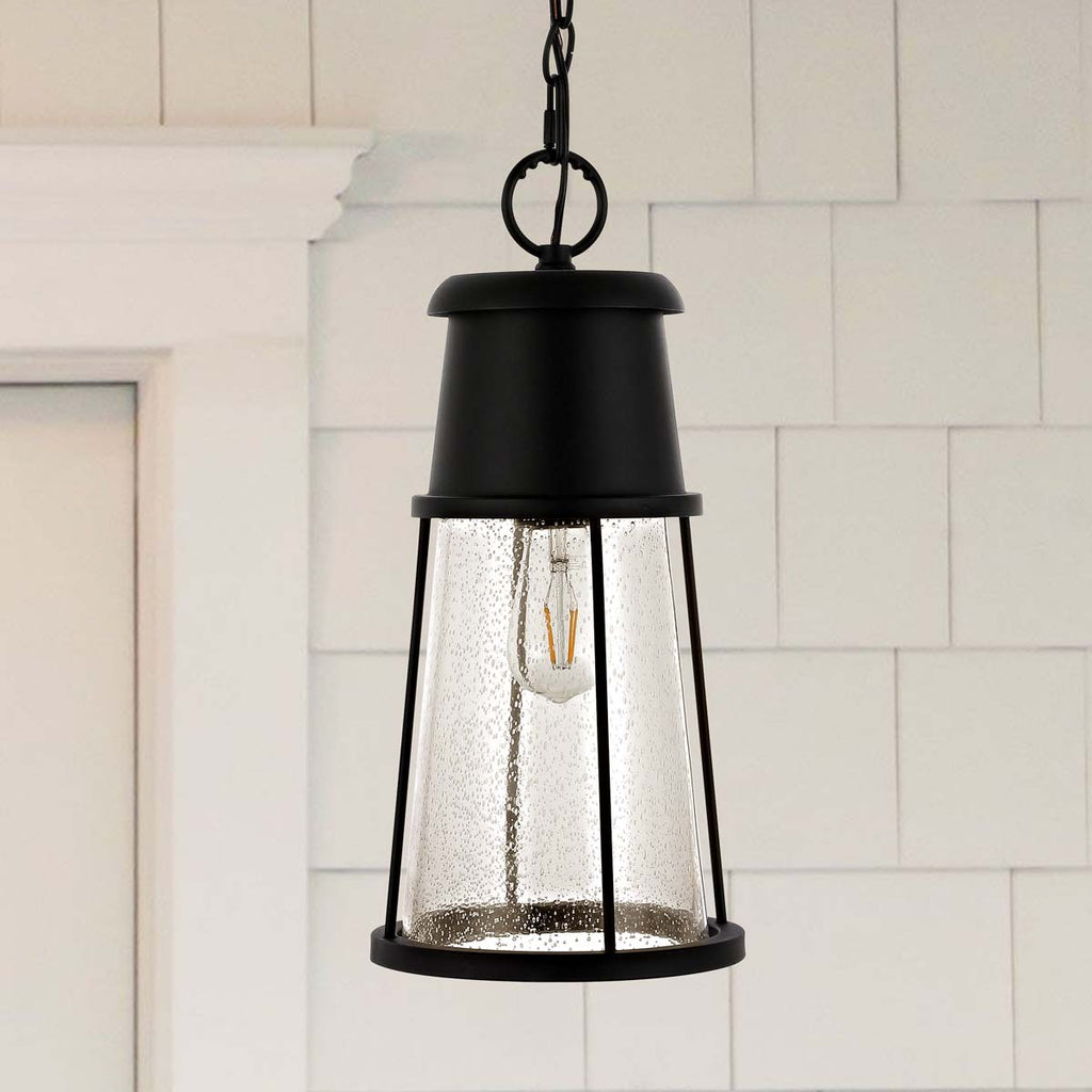 Safavieh Laela Outdoor Pendant/Black - Black