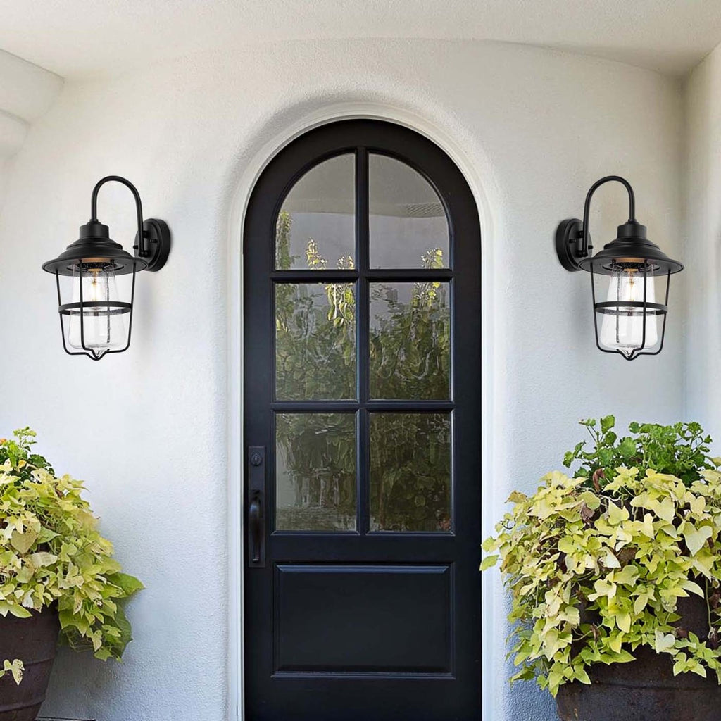 Safavieh Penber Outdoor Wall Sconce - Black